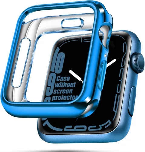 Miniatura 44 de top4cus - Funda ecológica protectora, de TPU suave y flexible, compatible con iWatch Series 5, Series 4, Series 3, Series 2 y Series 1 Dorado