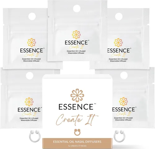 Miniatura 15 de HONÉ - Anillo difusor nasal de esencia relajante – Anillos nasales de silicona con aceite esencial de aromaterapia para el estrés y el apoyo