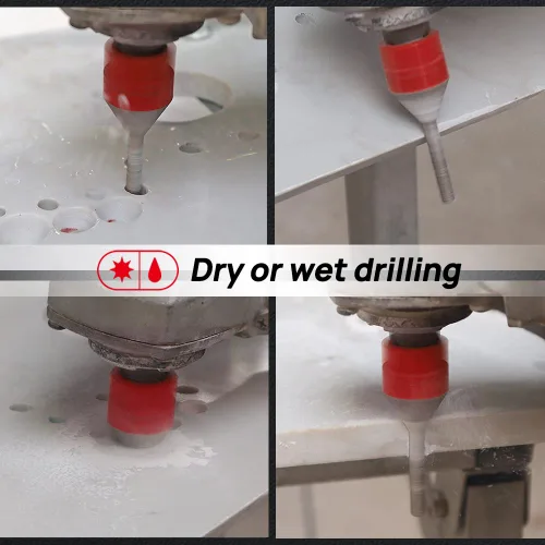 Miniatura 5 de DT-DIATOOL Broca de dedo de diamante con revestimiento de fresado para agrandar y pulir agujeros en azulejos de porcelana, cerámica, granito