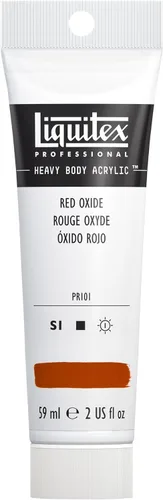Miniatura 34 de Liquitex Pintura Acrílica Profesional de Cuerpo Pesado, Tubo de 2 oz (59ml), Rojo Fluorescente