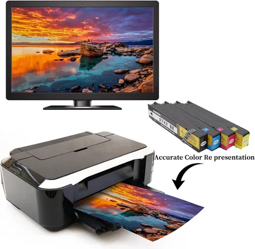 Miniatura 7 de Cartuchos de tinta 974A remanufacturados de alto rendimiento 974A para cartuchos de tinta 974A para impresoras HP PageWide X352DW X377DW X452DW Negro