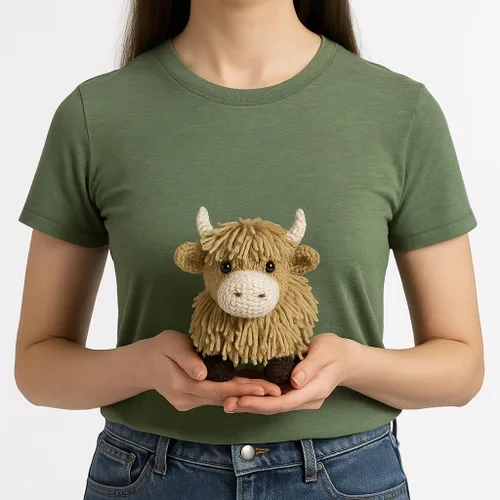 Miniatura 3 de LEISURE ARTS Kit de ganchillo Amigurumi Highland Cow, Bronceado, Principiante para Adultos, Kit de Animales, Crotchet
