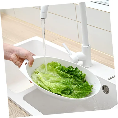 Miniatura 3 de Cabilock Cesta multifuncional para lavar frutas, escurridor de verduras, cuenco para lavadora de arroz, colador seguro y resistente
