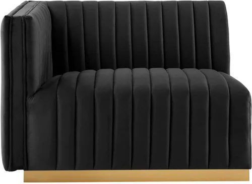 Miniatura 4 de Modway Conjure Seccional, Oro Negro