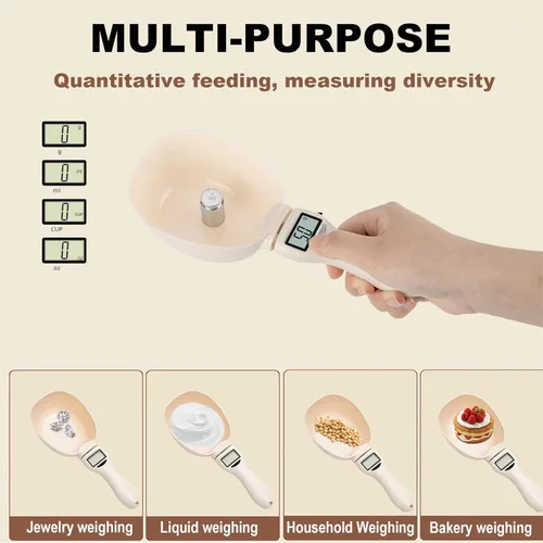 Miniatura 4 de Nueva Cuchara Medidora Digital 2025, Cuchara Medidora de Alimentos Digital - Cuchara Medidora Electrónica de Cocina para Cocinar y Hornear - Cuchara