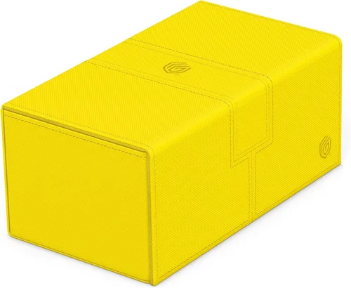 Miniatura 29 de Ultimate Guard Twin Flip'n'Tray 200+, estuche para mazo para 200 tarjetas TCG de doble manga + bandeja de dados, color rojo, cierre magnético