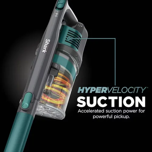 Miniatura 2 de Aspiradora Shark Pet Pro inalámbrica ligera de palo, cepillo autolimpiante, 40 minutos de duración, extraíble de mano, recipiente de polvo XL, verde
