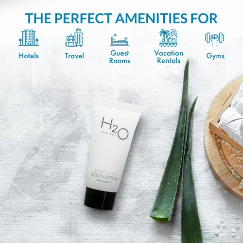 Miniatura 3 de H2O Therapy Loción hotelera Juego de artículos de tocador de hotel de tamaño de viaje para Airbnb Essentials, loción de 0.85 onzas, paleta