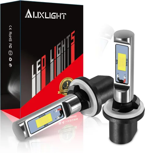 Miniatura 24 de AUXLIGHT H1 Bombillas LED antiniebla DRL, 3000 lúmenes, bombillas de repuesto extremadamente brillantes para automóviles, camiones, amarillo dorado