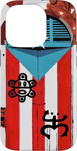 Miniatura 17 de Funda con diseño de bandera de Puerto Rico Coqui Sun Taíno, Boricua Pride Cover Case para iPhone 17