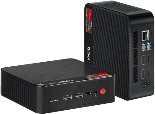 Miniatura 10 de Mini PC SER5 MAX de Beelink, AMD Ryzen 7 6800U (hasta 4.7 GHz, 8C/16T), Mini Computadora con 24GB LPDDR5 RAM 500GB PCIe 4.0 x4 SSD, triple pantalla