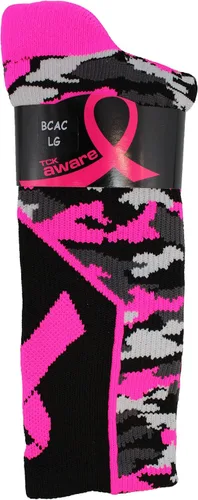 Miniatura 3 de TCK Woodland Camo Breast Cancer Awareness Crew Socks