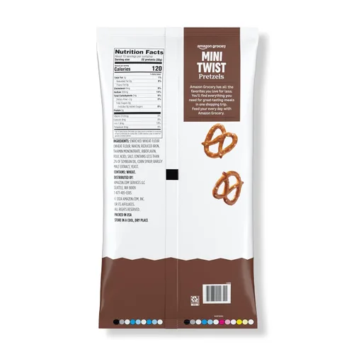 Miniatura 2 de Amazon Grocery, Pretzels Mini Twist, 16 onzas (anteriormente Happy Belly, el empaque puede variar)