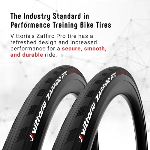 Miniatura 3 de Vittoria Zaffiro Pro G2.0 Neumáticos de bicicleta de carretera para entrenamiento de rendimiento en todas las condiciones (Neumático 700x25c)