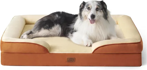 Miniatura 28 de Bedsure Cama ortopédica XL para perros extragrandes, cama lavable para perros y gatos, impermeable, cómodo sofá para perros con funda extraíble