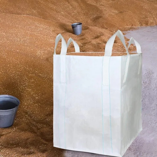 Miniatura 5 de 6 bolsas FIBC a granel de 35 pulgadas de largo x 35 pulgadas de ancho x 43 pulgadas de alto, soporta hasta 3300 libras (SWL) saco de polipropileno