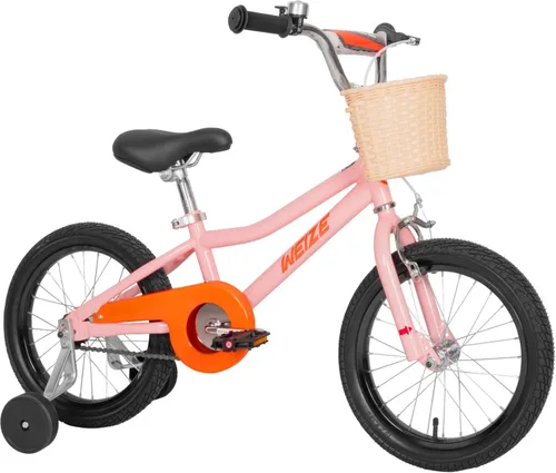 Miniatura 9 de Bicicleta infantil WEIZE, 16 y 20 pulgadas para niños y niñas de 4 a 12 años, altura del ciclista 41-62 pulgadas, asiento y manillares ajustables