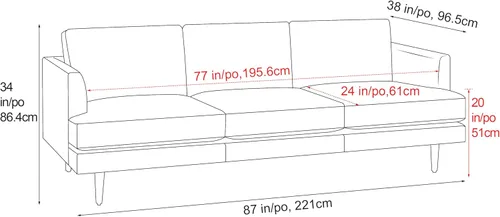 Miniatura 2 de Valencia Grosseto Sofá de Cuero Completo de 3 Plazas Marrón Coñac Tostado de 87" Sofá de Cuero Nappa Italiano de Mediados de Siglo para Muebles