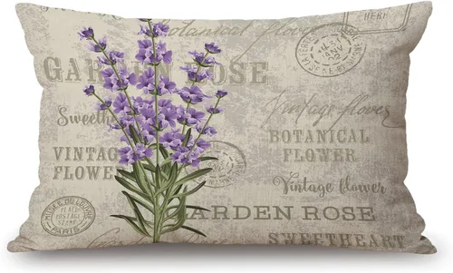 Miniatura 54 de Fundas de almohada de 12 x 20 pulgadas, decoración rústica de granja, sé feliz, fundas de almohada de algodón y lino, citas inspiracionales con Jcp20