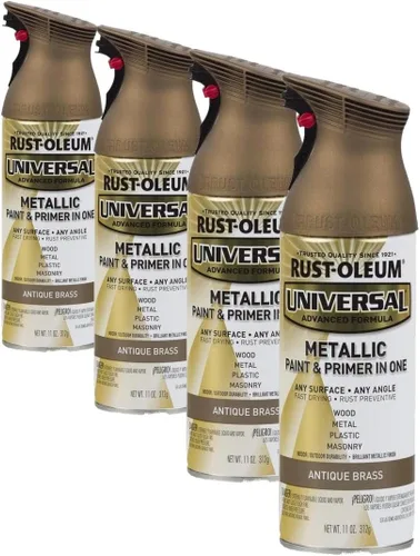 Miniatura 127 de Rust-Oleum 245197 Pintura en aerosol universal para todas las superficies, 12 onzas, negro satinado