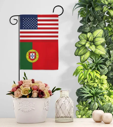 Miniatura 9 de Cartel de bandera de la amistad de Portugal, Estados Unidos, arte de pared, postes de bandera para exteriores de casa, decoración al aire libre