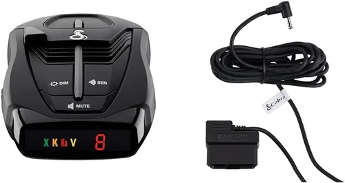 Miniatura 11 de Detector de Radar Láser Cobra RAD 480i – Detección de Largo Alcance, Bluetooth, Compatible con Apple CarPlay y Android Auto, Detección Delantera