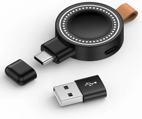 Cargador de reloj Samsung para Samsung Galaxy Watch 8 7 Ultra 6 5 4 Watch8 Classic 3.5W magnético portátil Galaxy Smartwatch cargador USB C