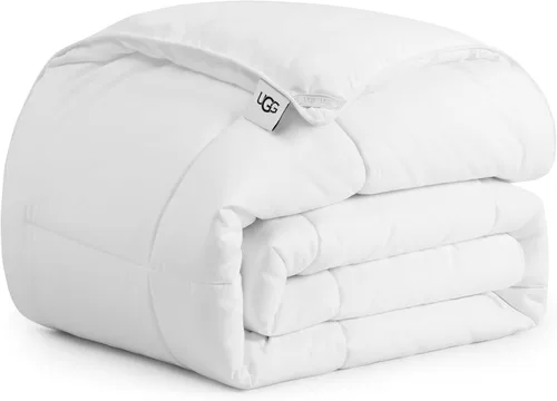 Miniatura 9 de UGG Edredón Full/Queen con Inserto de Relleno de Plumón, Refrescante, Ligero, Alternativa al Plumón, Hipoalergénico, Lavable, Acolchado, Esponjoso