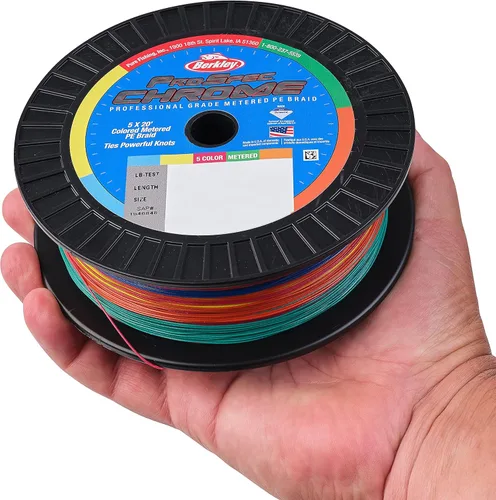 Miniatura 3 de Berkley ProSpec - Línea de pesca trenzada de agua salada cromada de 5 x 20 pies