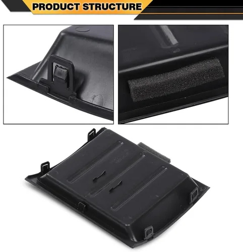 Miniatura 5 de CNNELL Caja de almacenamiento de bisel superior para salpicadero, color negro, compatible con Nissan Xterra 2005-2013/compatible con Nissan