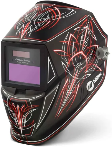 Miniatura 2 de Miller Classic Series - Casco de soldadura con oscurecimiento automático, máscara de soldadura profesional TIG/MIG con tecnología ClearLight, óptica