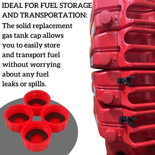Miniatura 3 de Tapones para latas de gasolina de 5 galones, tapa de gas de rosca gruesa para gasolina, tanque de gas portátil, tapa de repuesto de latas de gas