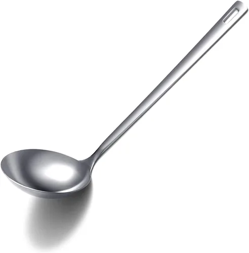 Berglander - Juego de utensilios de cocina de acero inoxidable, set de 13 piezas, con soporte para utensilios, antiadherentes y resistentes al