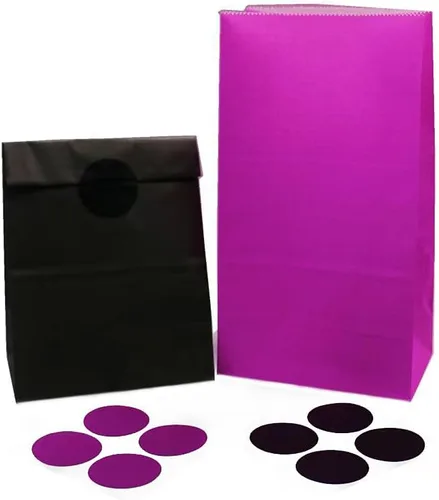 Miniatura 8 de MORANTI Bolsas de regalo pequeñas marrones de 5.1 x 3.1 x 9.4 pulgadas para actividades navideñas, cumpleaños, boda, fiesta (marrón, 24 unidades)
