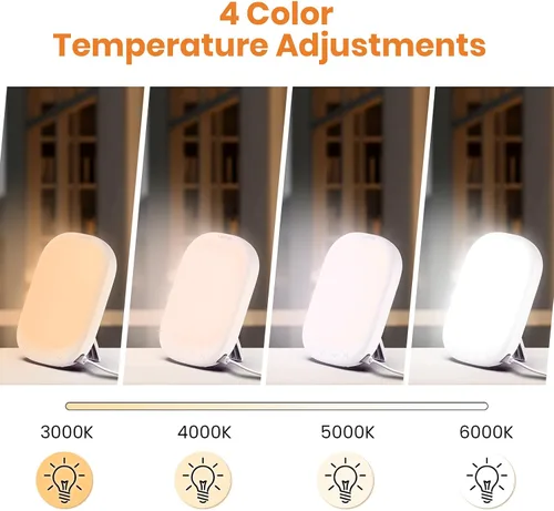 Miniatura 2 de LASTAR Sun Lamp 10,000 Lux Daylight Lamp with Memory Function 5 Adjustable Brightness Levels 4 Color Temperature 4 Timer Funtion Sunlight Lamp