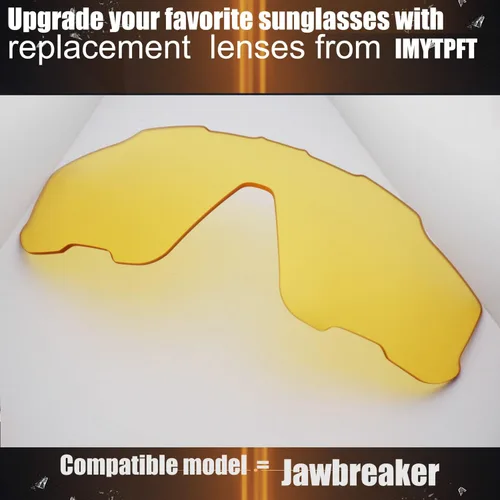 Miniatura 3 de 2 CompatiblesReemplazo para Lentes Oakley Jawbreaker Transparente Amarillo Polarizado