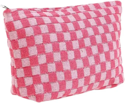 Miniatura 36 de SxoSyo Bolsas de cosméticos para mujer, bolsa de maquillaje grande, bolsa de viaje con cremallera, organizador de brochas de maquillaje para regalos