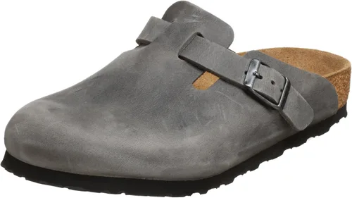 Miniatura 10 de Birkenstock Zuecos de gamuza Boston para mujer