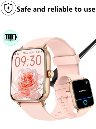 Miniatura 3 de [Paquete de 2] para Gydom Fitness Tracker Smartwatch Cable de carga USB magnético, cargador de cable de 2 pines para reloj inteligente.