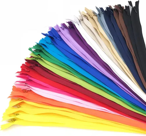 Miniatura 18 de 20 piezas de cremallera invisible de nailon, para coser para prendas hechas a mano/bolsos/textiles para el hogar, especial para costurero