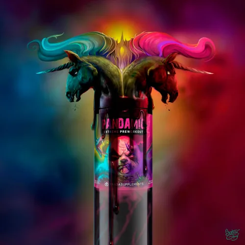 Miniatura 3 de Underground Bio Labs™ Panda Supps - Pandamic Extreme Pre-Workout V2: enfoque, bomba y energía para hombres y mujeres (25 porciones) (unicornio)
