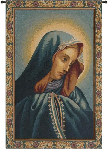 Miniatura 14 de Madonna Di Medjugorie - Tapiz italiano para colgar en pared, 6 pulgadas x 9 pulgadas, algodón/viscosa/poliéster por Raoul Vitale