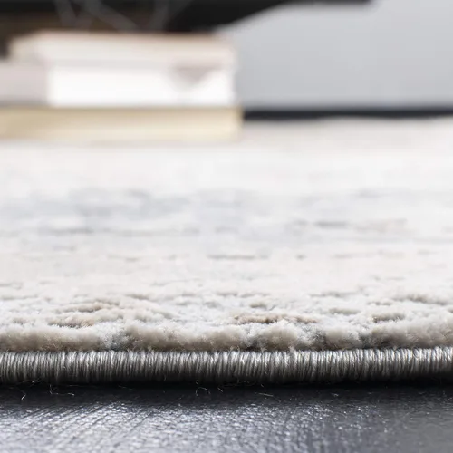 Miniatura 6 de SAFAVIEH Invista Collection - Alfombra decorativa de 4 x 6 pies, color crema y gris, diseño abstracto moderno, no desprende pelusa y de fácil