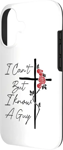 Miniatura 2 de I Can't But I Know A Guy Jesus Cross Flowers Case for iPhone 17