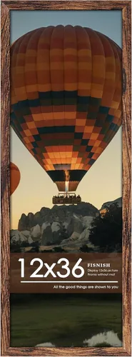 Miniatura 96 de Marco de Fotos A2 Negro, Marco de Póster Clásico 16,5x23,4 Pulgadas, Montaje en Pared Horizontal o Vertical, Paquete de 1