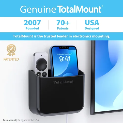 Miniatura 5 de TotalMount Soporte para control remoto sin agujeros – Elimina la necesidad de taladrar agujeros en la pared
