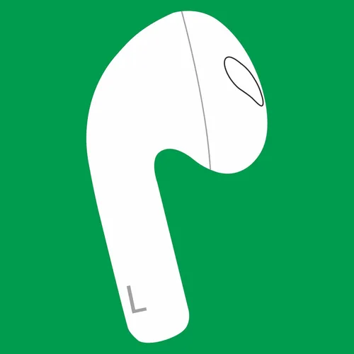 Meenova A2564 Auricular individual solo para oído izquierdo, Reemplazo OEM para auricular izquierdo para Pod (3ª generación), Compatible con Pods