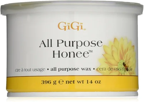 GiGi Cera de miel multiusos, depilación suave y eficaz para todo tipo de piel, enriquecida con cera de abejas para resultados suaves y sedosos,
