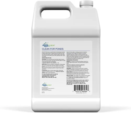 Miniatura 2 de Aquascape Tratamiento de agua Clean para estanques de peces y koi, optimiza la claridad y la calidad del agua, fácil de usar, potente mezcla