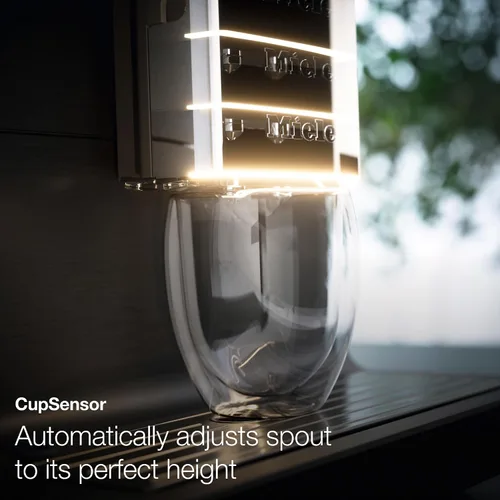 Miniatura 10 de Miele CM 7750 Cafetera automática CoffeeSelect - OneTouch para dos, AromaticSystem, 10 perfiles individuales, DoubleShot, CupSensor, compatible